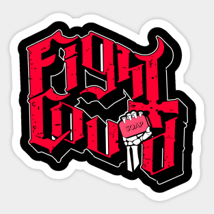 fight covid Sticker